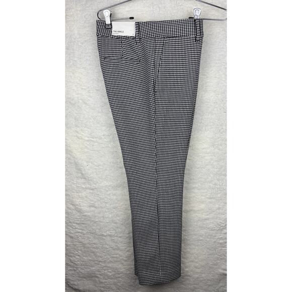 Ann Taylor Houndstooth Ankle Pants Womens Sz 6P Devin Fit Petite Work Casual - Picture 1 of 10